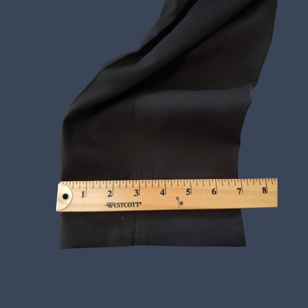 Briggs NY Womens Pleated Straight Dress Pants Black Size 8 - Picture 9 of 16